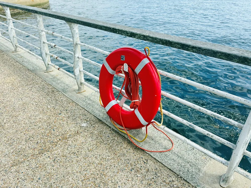 万が一の浮き輪もあります
