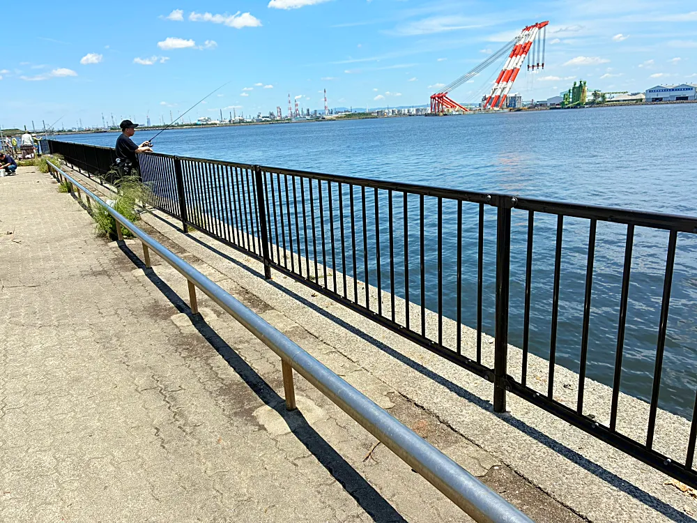 花市場公園の安全柵