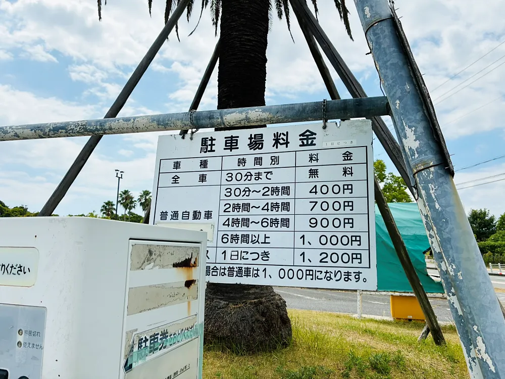 ８月４日現地撮影 舞洲緑地 東駐車場