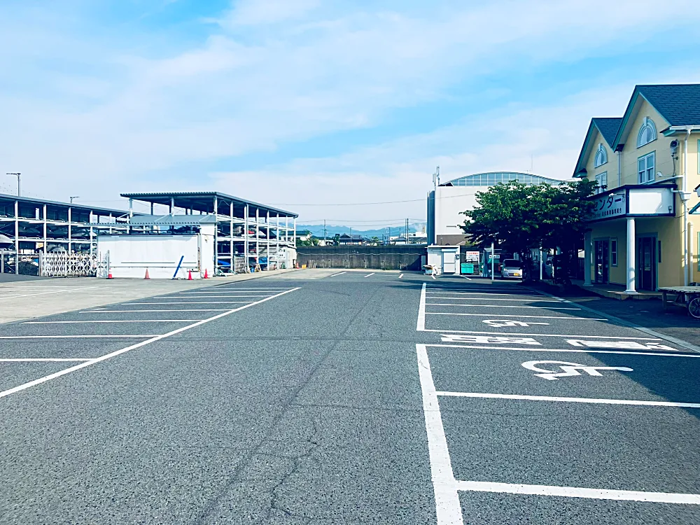 田尻漁港の駐車場