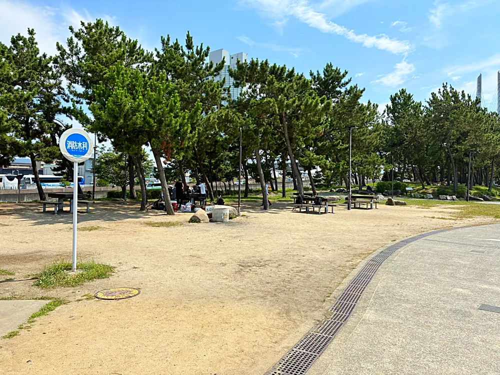 りんくうマーブルビーチ BBQ広場
