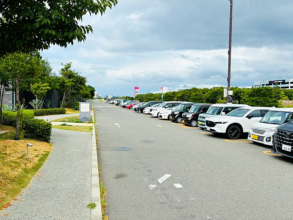 D-parking 泉南りんくう公園 P2駐車場　風景
